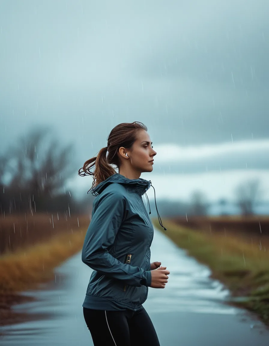 Running in the Rain Isn't Riskier Because of the Rain Itself