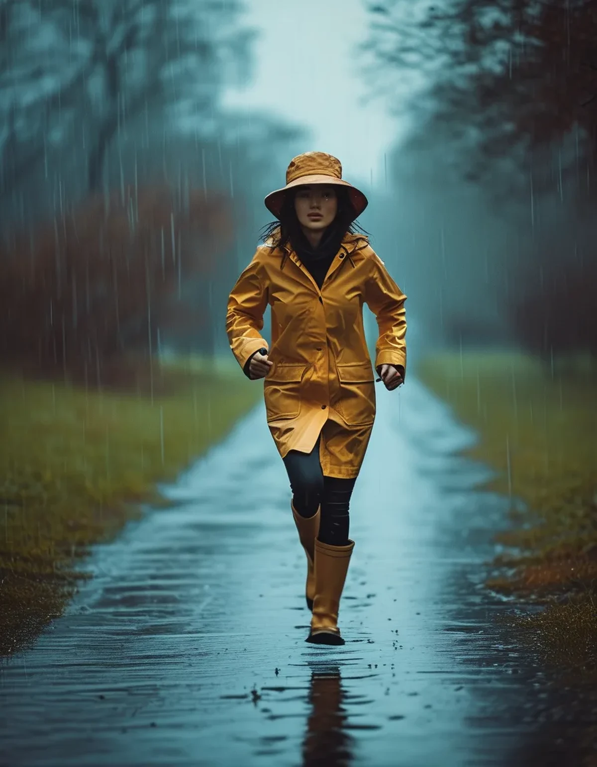 What a Rain Hood Does to Your Running Form