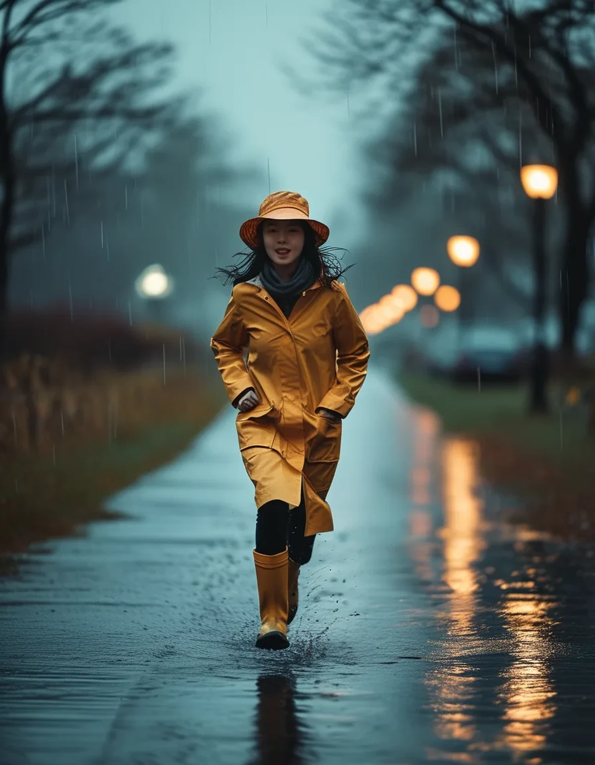What a Rain Hood Does to Your Running Form